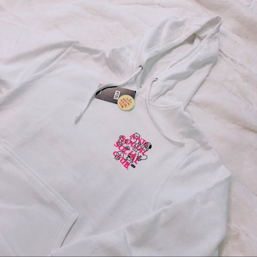 *BNWT* ASSC x BT21 Collab White Hoodie